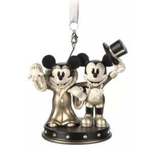 Mickey Mouse and Minnie Mouse Sketchbook Ornament, Mickey's Gala Premier Xmas